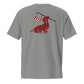 Dachshund USA American flag pocket tee, doxie pride shirt