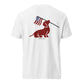 Dachshund USA American flag t-shirt, doxie pride gift