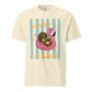 Dachshund Weenies in Bikinis shirt in ivory, funny doxie beach tee