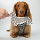 Duck Camo dachshund bumper sticker size comparison
