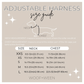 Adjustable Harness - MIDNIGHT