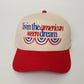 livin the american ween dream red hat from woof and ween