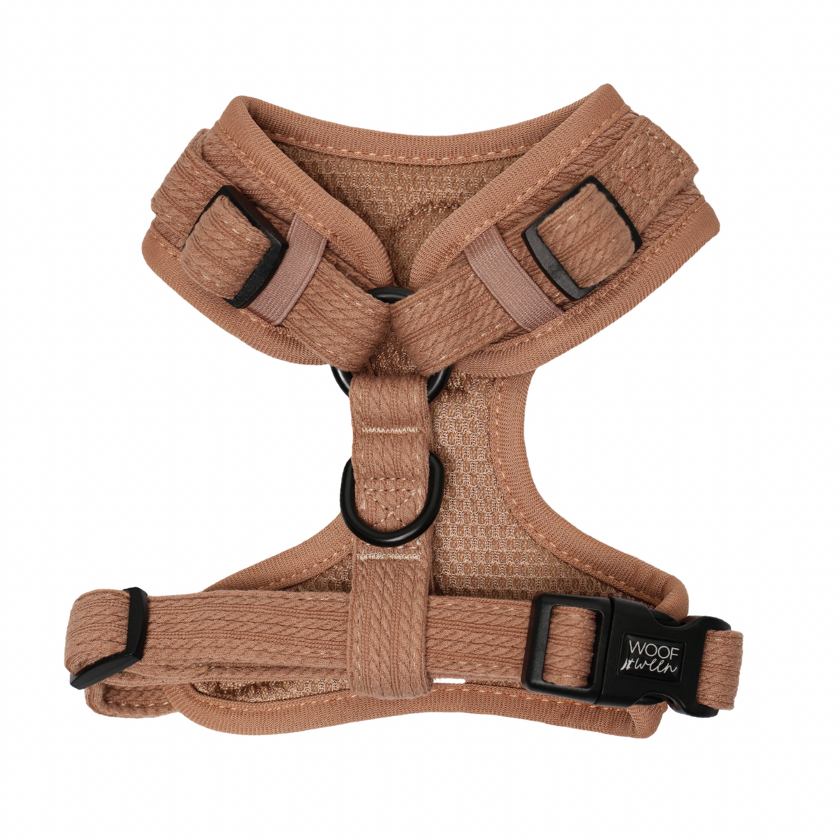 Sweater Weather knit dachshund harness with embroidered wiener dogs, view 2