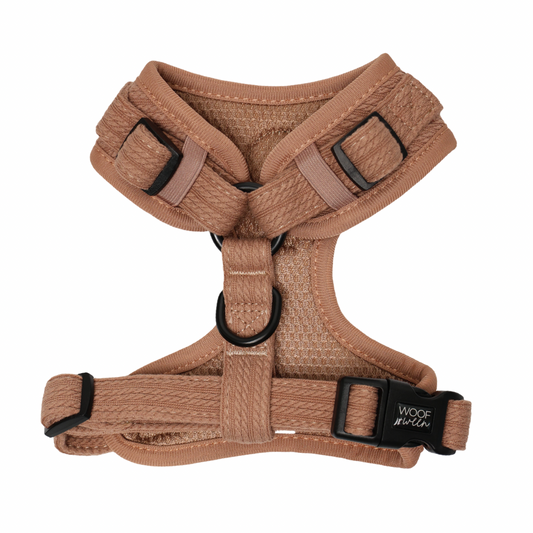 Sweater Weather knit dachshund harness with embroidered wiener dogs, view 2