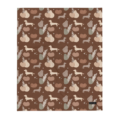 Dachshund Blanket - DACHSHUND OH MY GOURD