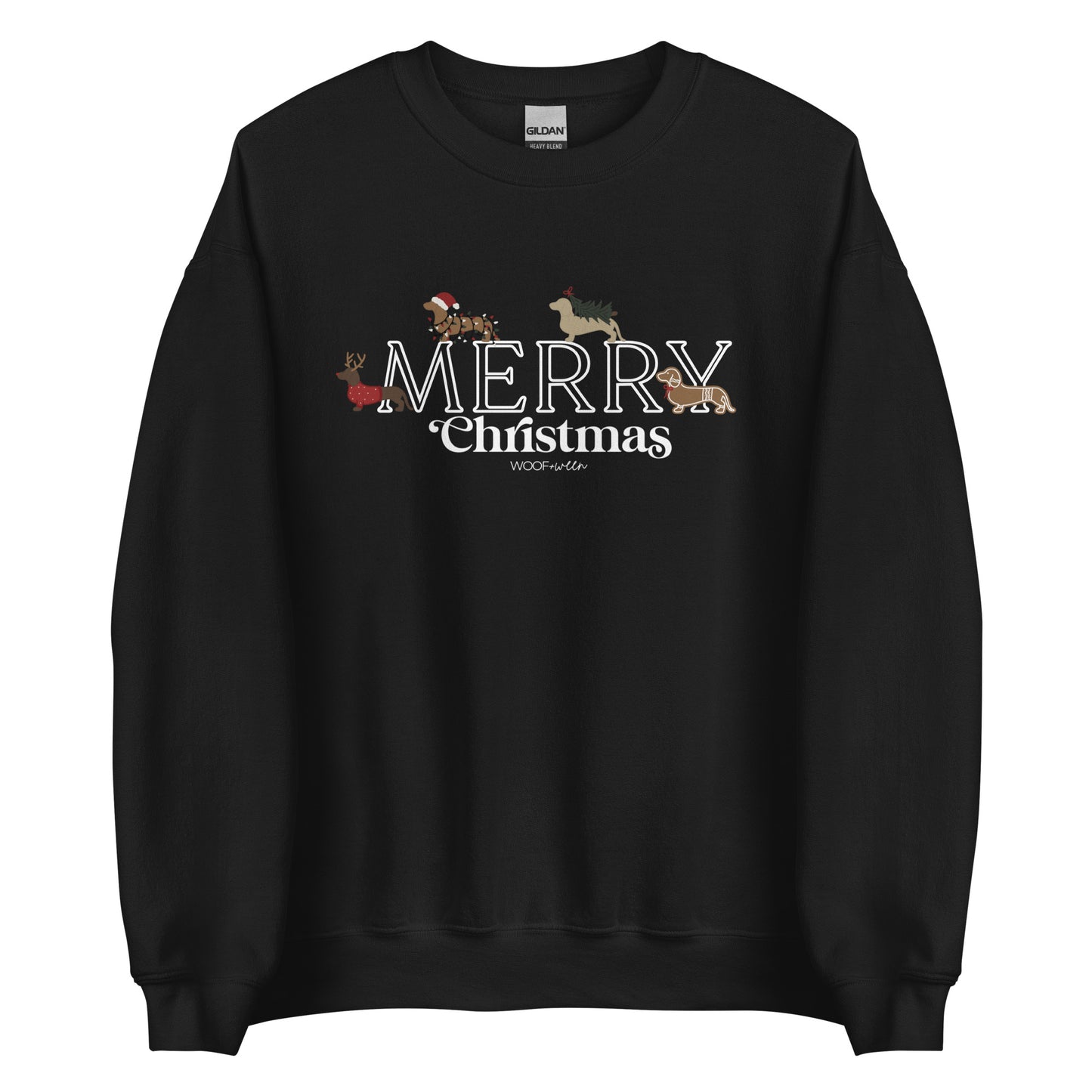 Sweatshirt - DACHSHUND MERRY CHRISTMAS