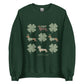 dachshund st patricks day sweatshirt green