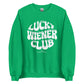 Dachshund st patricks day sweatshirt green