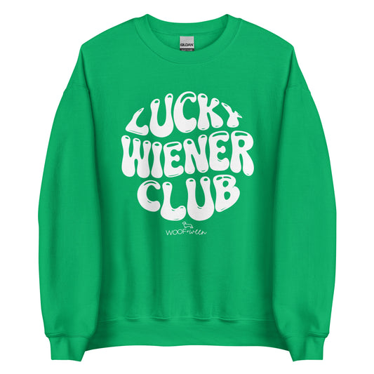 Dachshund st patricks day sweatshirt green