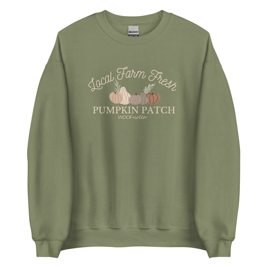 Fall Pumpkin Sweatshirt - FARM FRESH OH MY GOURD