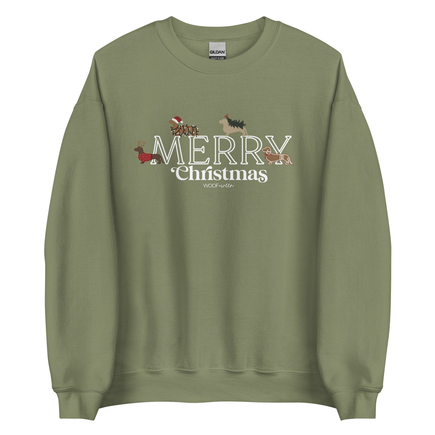 Sweatshirt - DACHSHUND MERRY CHRISTMAS