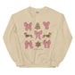 Sweatshirt - PINK DACHSHUND COQUETTE CHRISTMAS