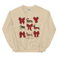 Sweatshirt - DACHSHUND CHRISTMAS COQUETTE