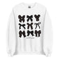 Sweatshirt - ESPRESSO COQUETTE BOWS