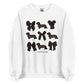 Sweatshirt - ESPRESSO DACHSHUND COQUETTE