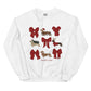 Sweatshirt - DACHSHUND CHRISTMAS COQUETTE