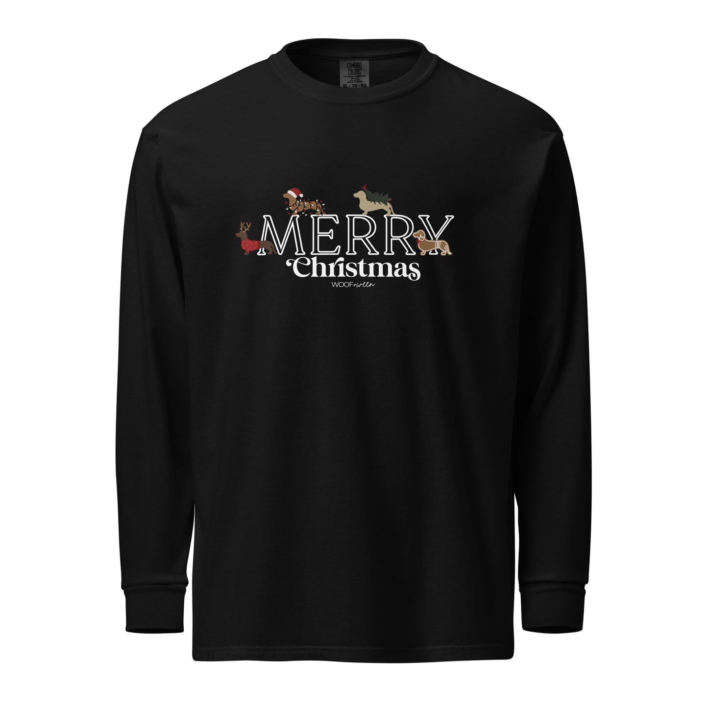 Long Sleeve Shirt - MERRY CHRISTMAS DACHSHUNDS