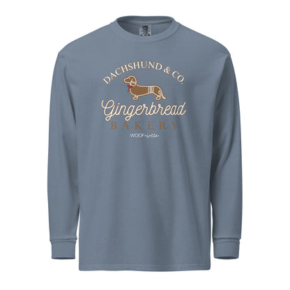 Dachshund gingerbread Christmas long sleeve shirt