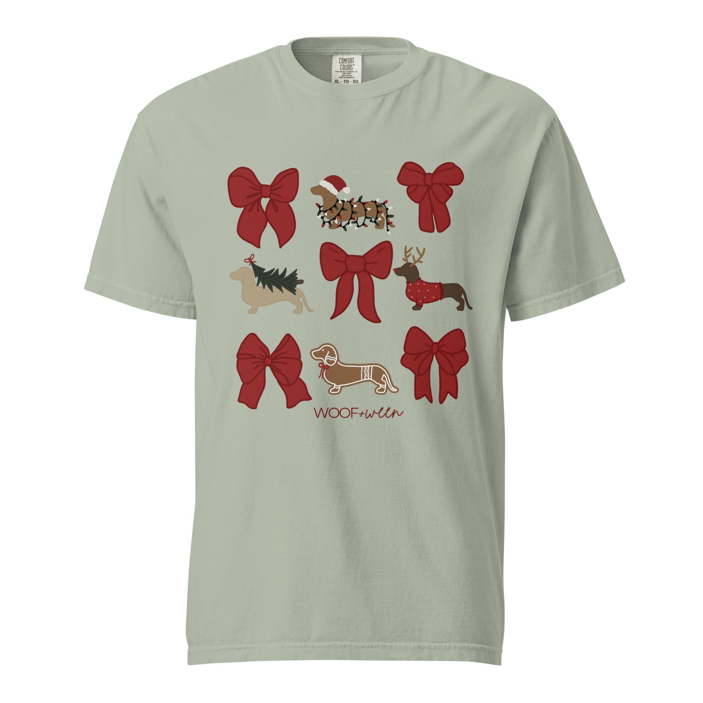 T-shirt - DACHSHUND CHRISTMAS COQUETTE