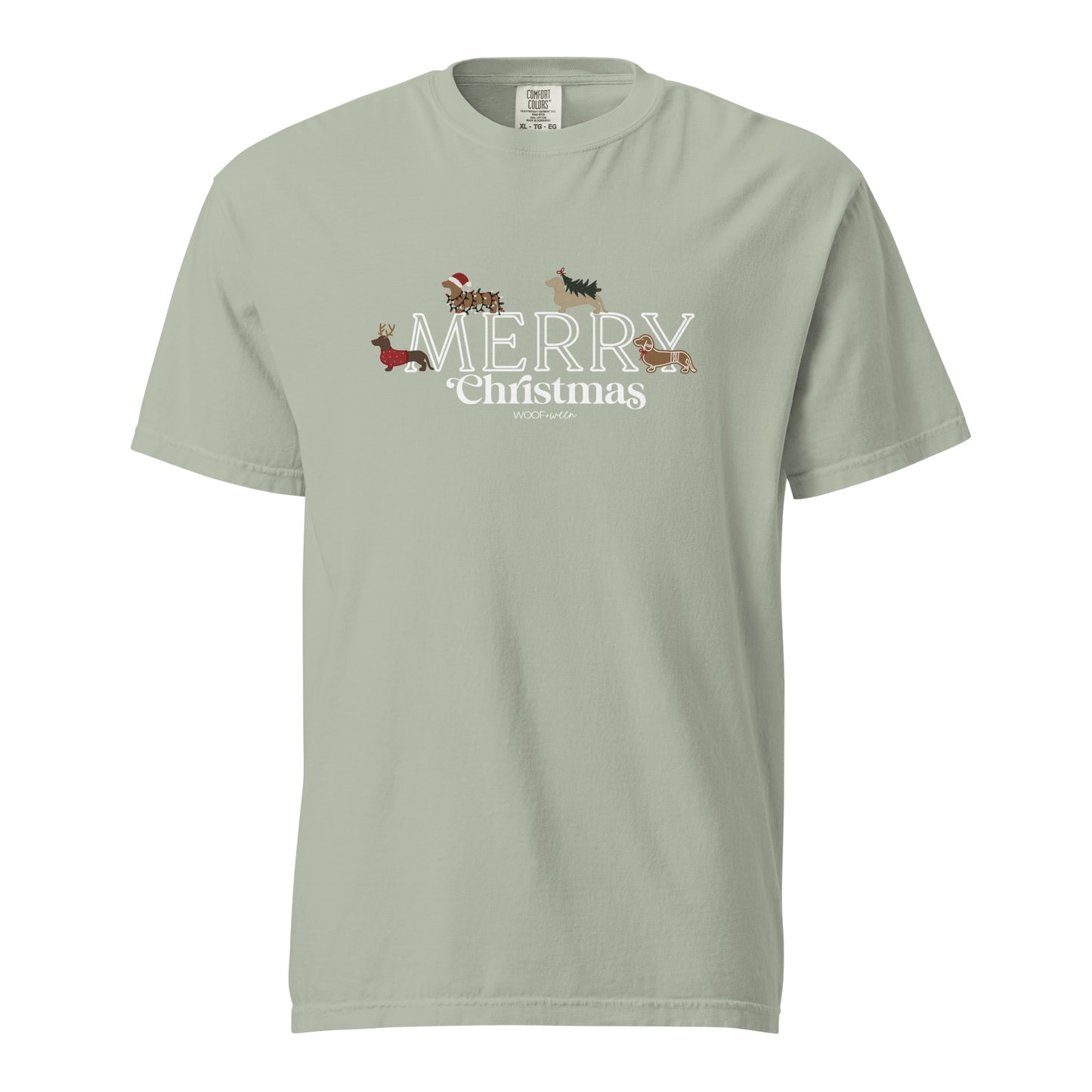 T-shirt - DACHSHUND MERRY CHRISTMAS