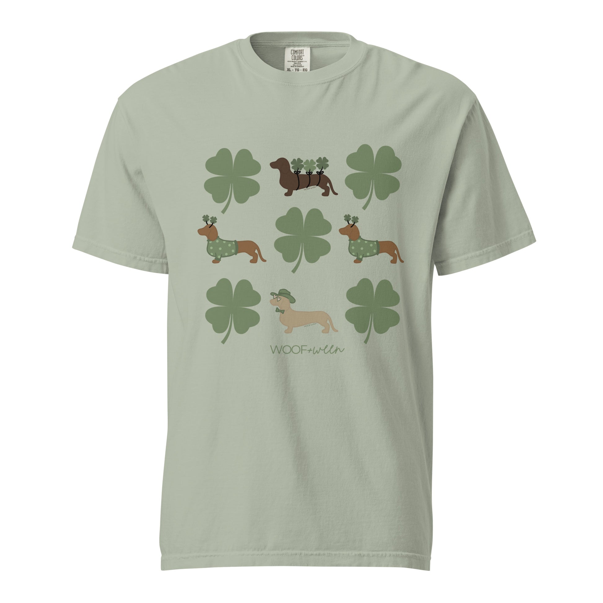 dachshund st patricks day lshirt