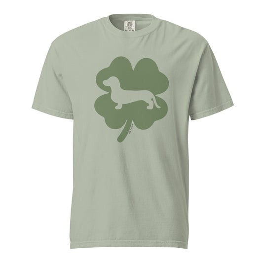 dachshund st patricks day shirt green