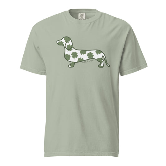 Dachshund st patricks day shirt green