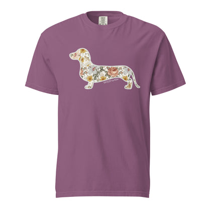 TEE - Flower Fields Dachshund Shirt