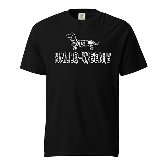 Dachshund Tshirt - HALLOWEENIE - LONG HAIR DOXIE