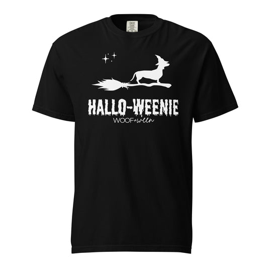 Dachshund Tee - HALLOWEENIE DACHSHUND WITCH