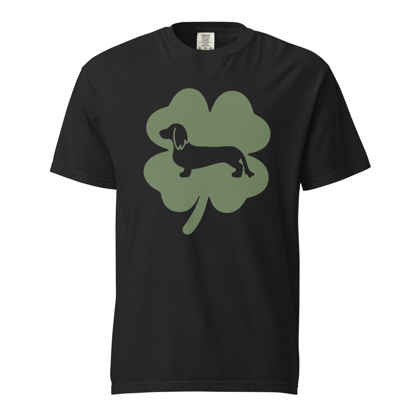 dachshund st patricks day shirt long hair doxie