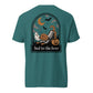 Skeleween Bad to the Bone dachshund Halloween shirt emerald Comfort Colors tee
