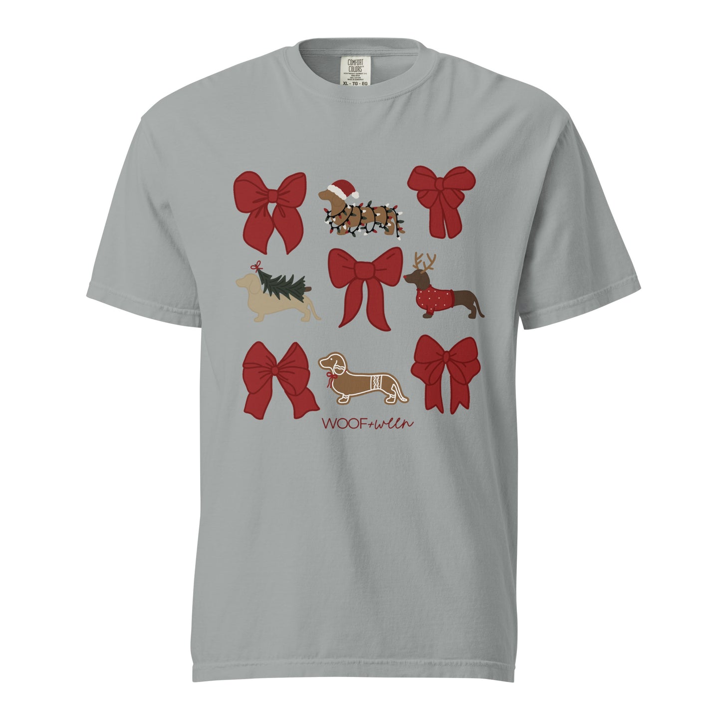 T-shirt - DACHSHUND CHRISTMAS COQUETTE