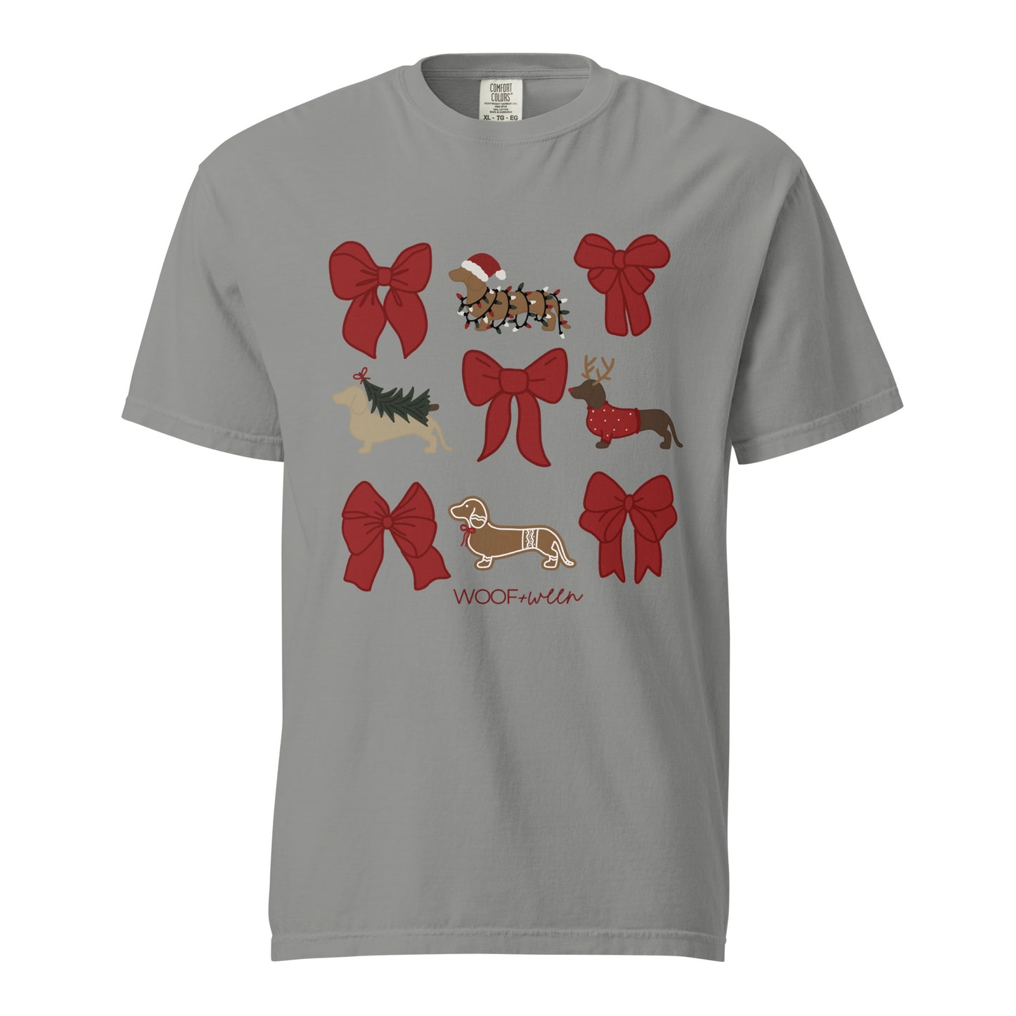 T-shirt - DACHSHUND CHRISTMAS COQUETTE