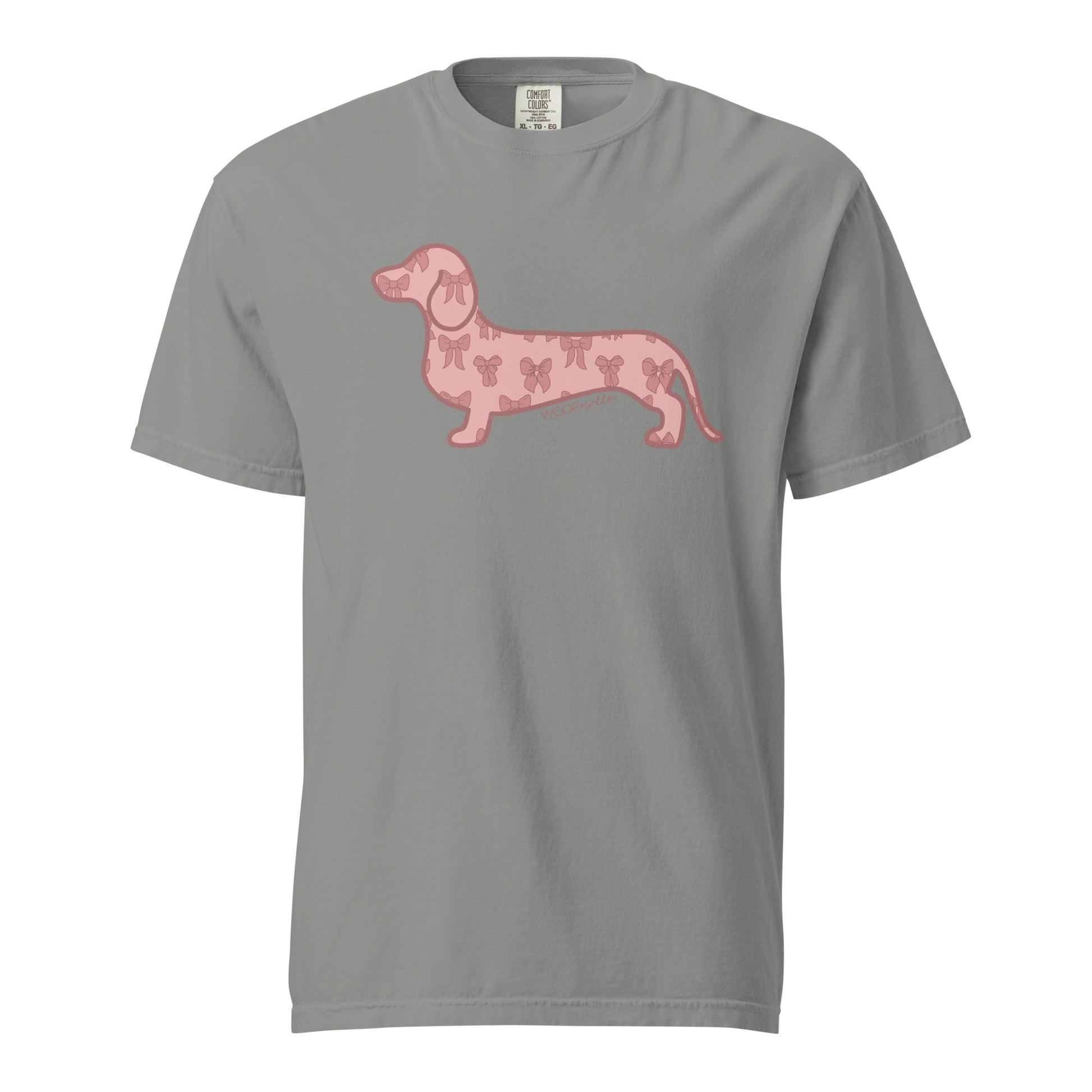 pink coquette dachshund shirt