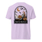 Skeleween Bad to the Bone dachshund Halloween shirt orchid Comfort Colors tee