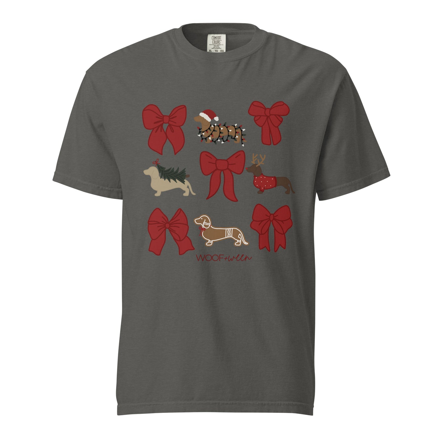 T-shirt - DACHSHUND CHRISTMAS COQUETTE