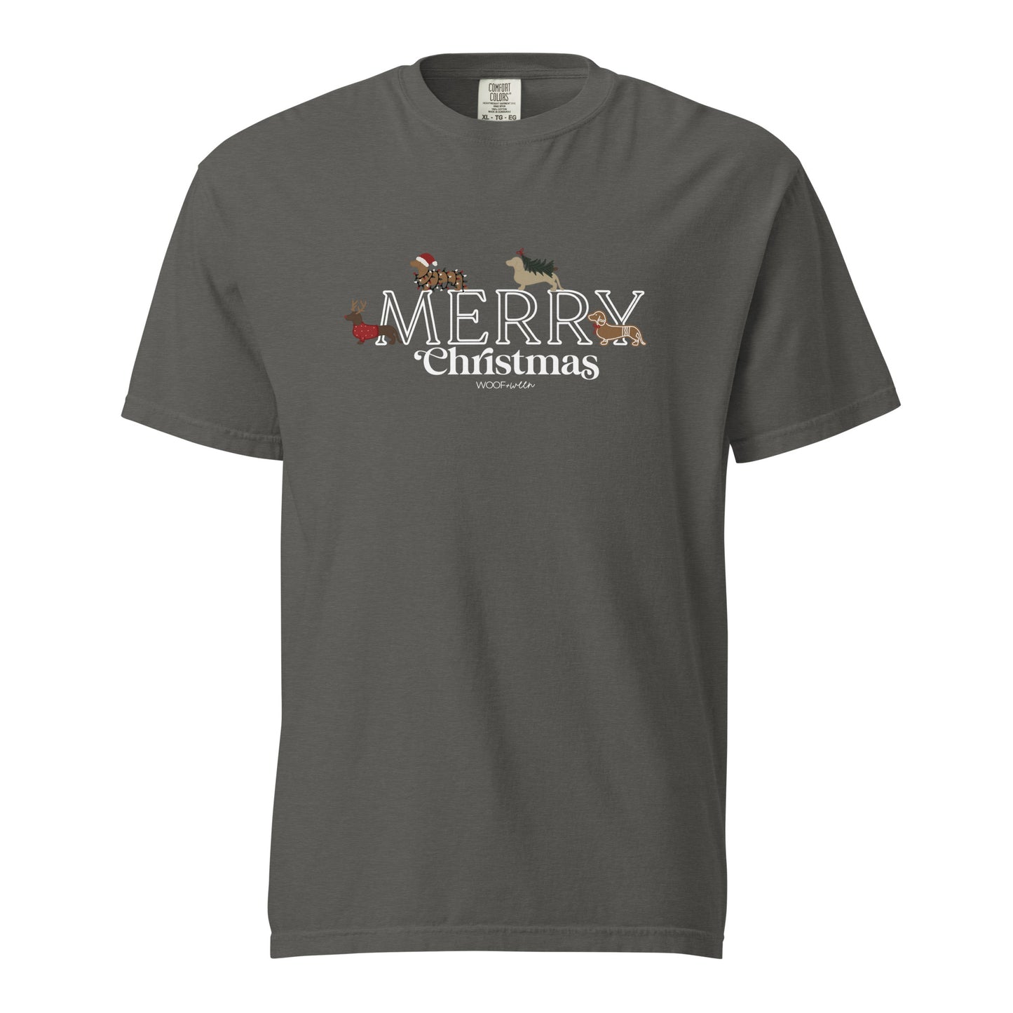 T-shirt - DACHSHUND MERRY CHRISTMAS