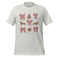 T-shirt - PINK DACHSHUND COQUETTE CHRISTMAS