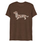 Dachshund Tshirt - Soft Style Tee - OH MY GOURD (long hair)