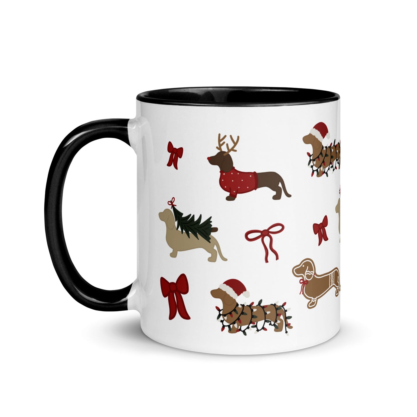 Coffee Mug - DACHSHUND CHRISTMAS COQUETTE