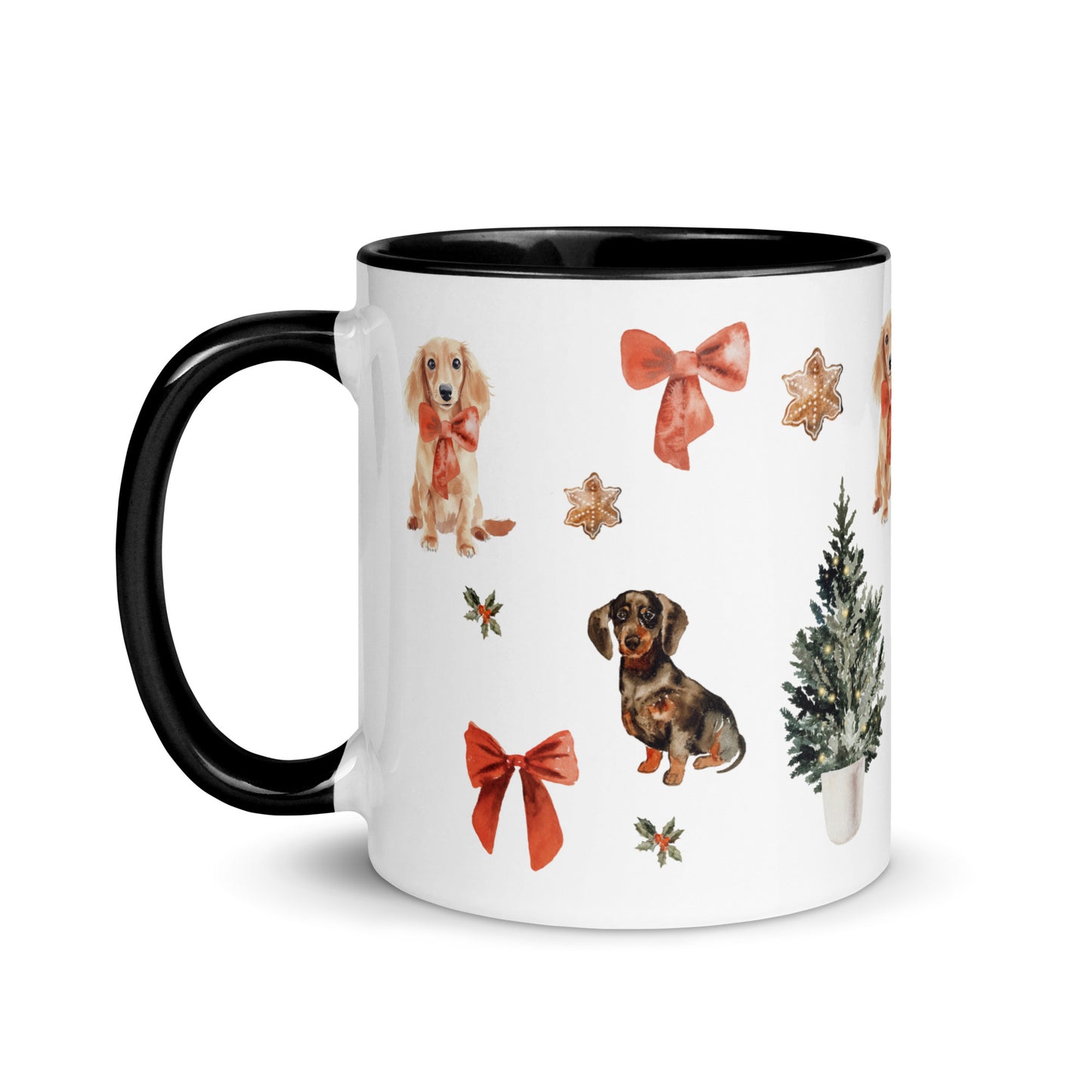 Coffee Mug - VINTAGE DACHSHUND CHRISTMAS