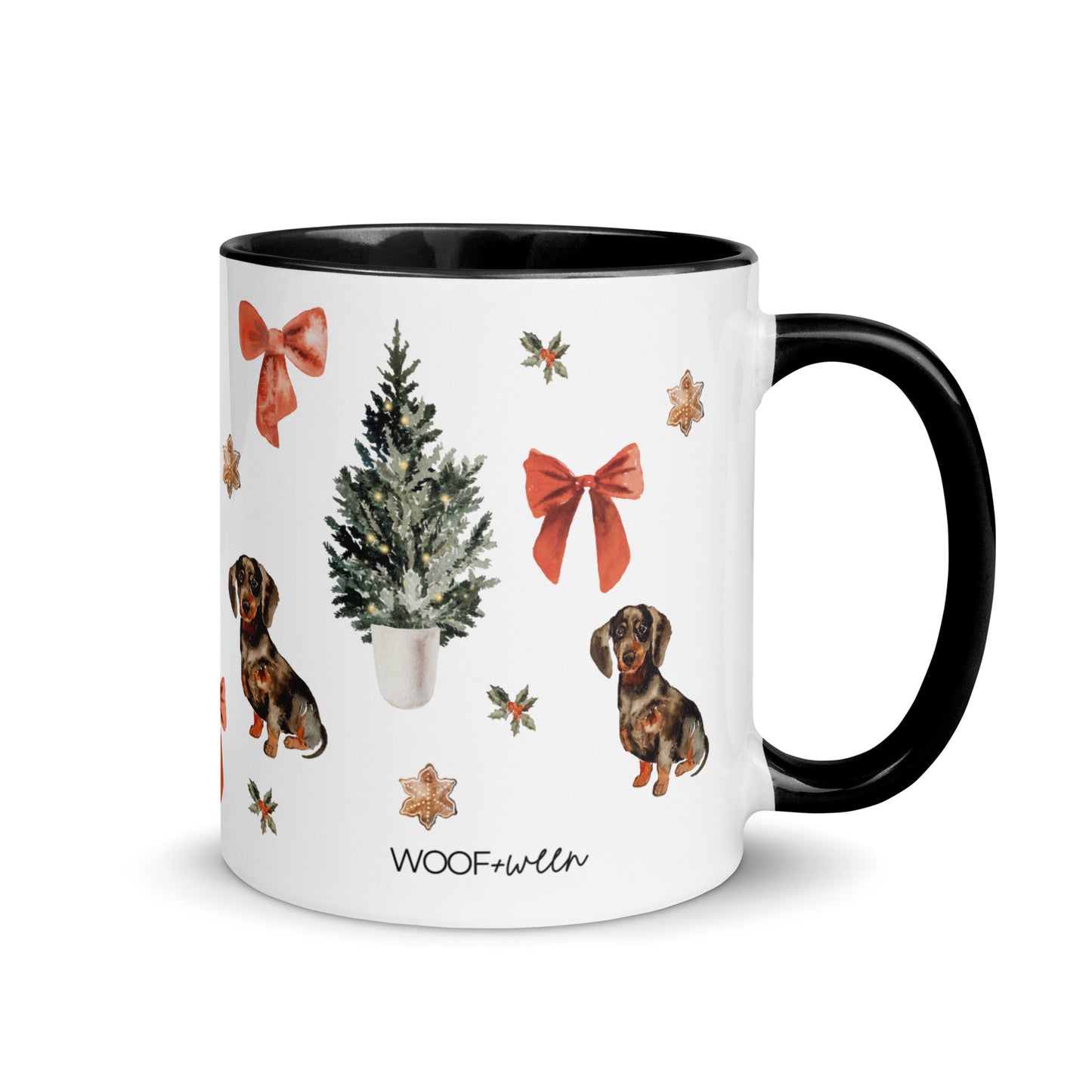 Coffee Mug - VINTAGE DACHSHUND CHRISTMAS