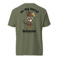On My Wurst Behavior wiener dog Oktoberfest shirt in moss, back print on Comfort Colors garment-dyed tee