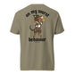 On My Wurst Behavior wiener dog Oktoberfest shirt in sandstone, back print on Comfort Colors garment-dyed tee