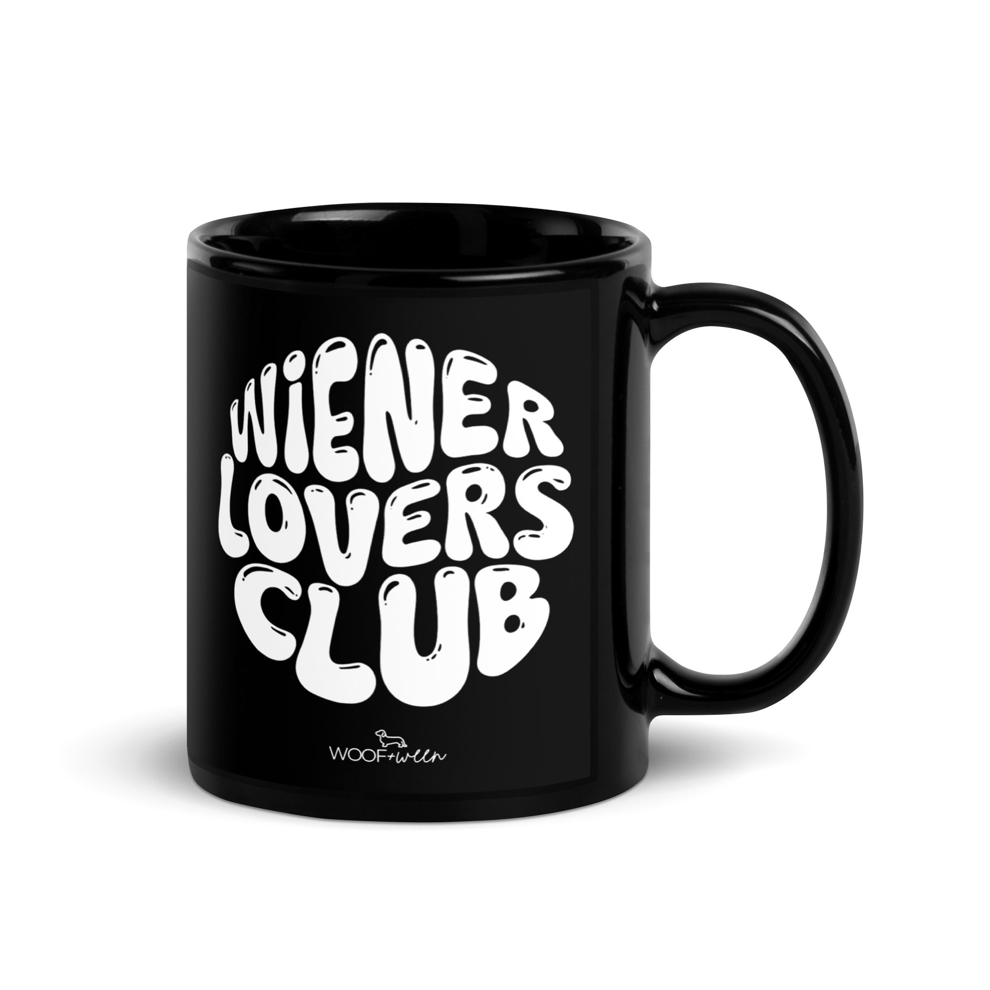 wiener dog lovers club coffee cup