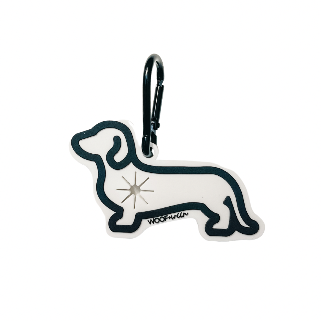 WOOF+WEEN dachshund poo buddy waste bag holder