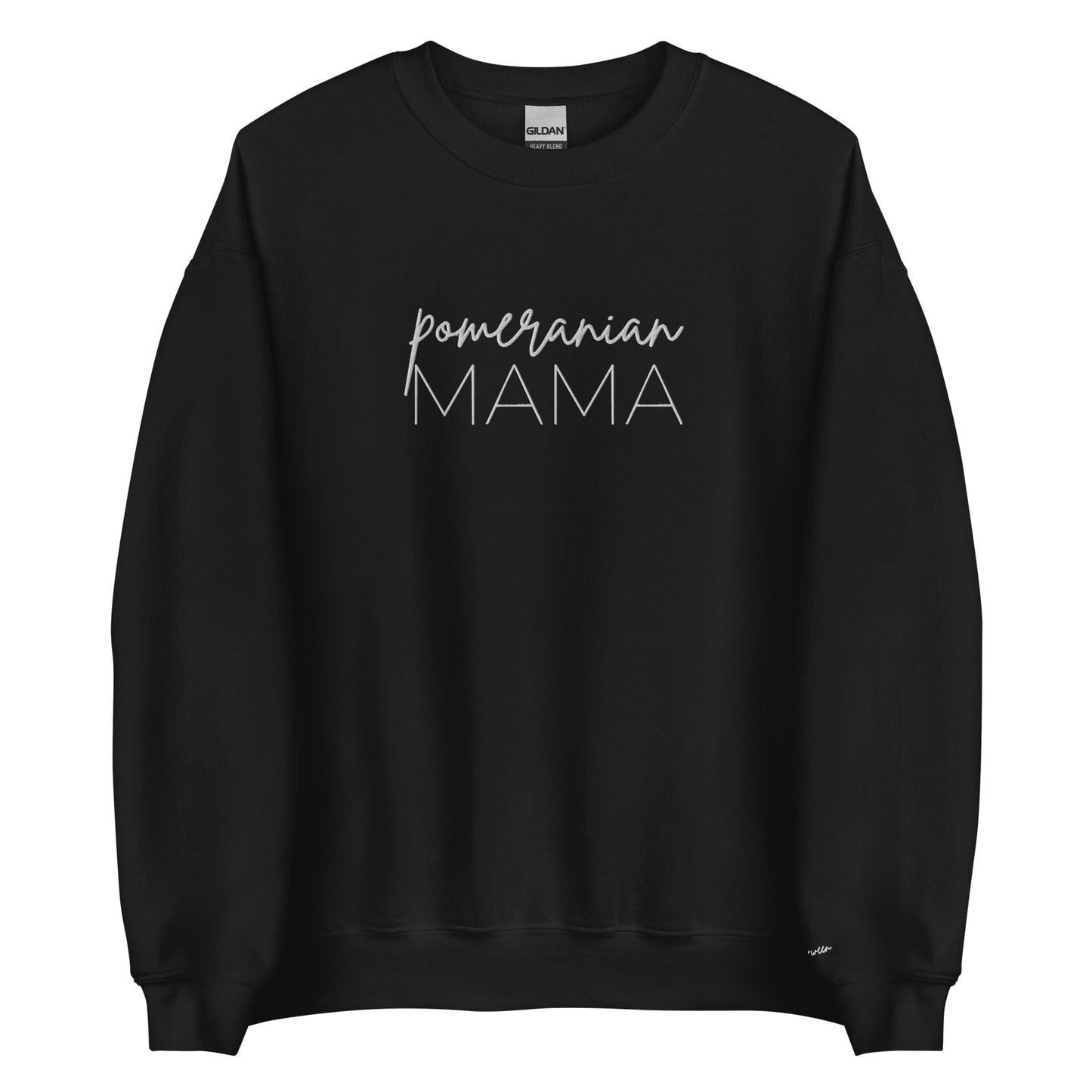 Embroidered Sweatshirt - POMERANIAN MAMA