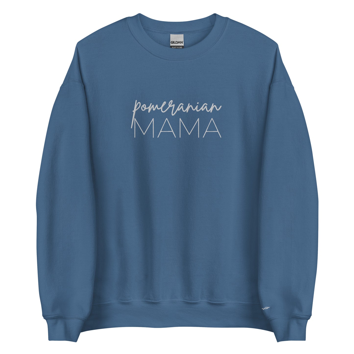 Embroidered Sweatshirt - POMERANIAN MAMA